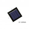 Mini solar panel - 2V 100MA - for rechargeable 1.2V battery - with DC small motorSolar panels