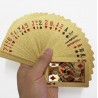 Poker playing cards - black / gold / US dollar pattern - waterproof - 54 piecesPuzzles & Games