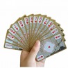 Poker playing cards - gold tinted dragon - transparent - waterproof