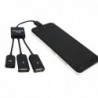 4 in 1 cable - adapter - micro USB / HUB / OTG - male to female - multifunctional