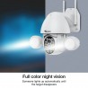 3MP CCTV security camera - PTZ - WiFi - HD - with Google Alexa - waterproof