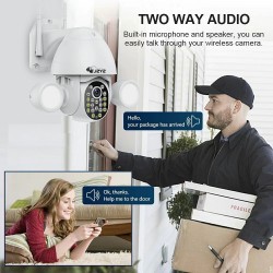 3MP CCTV security camera - PTZ - WiFi - HD - with Google Alexa - waterproof
