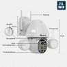 3MP CCTV security camera - PTZ - WiFi - HD - with Google Alexa - waterproof