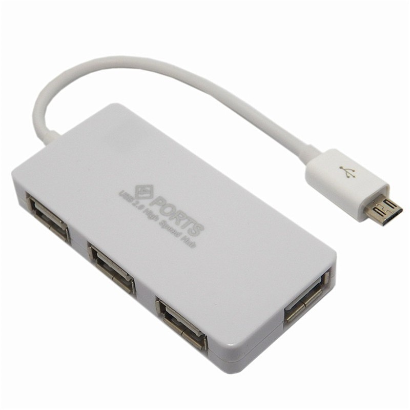 4 in 1 cable - adapter - micro USB / HUB / OTG / HostCables