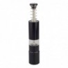 Salt / pepper grinder - with thumb push button - stainless steel