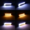 COB - DRL - running car light - feather / round - U-shaped - 12V - 2 pieces