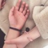 Pulseiras com cadeado magnético - para casal - ajustáveis - 2 peças
