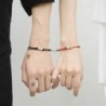 Pulseiras com cadeado magnético - para casal - ajustáveis - 2 peças