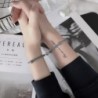 Pulseiras com cadeado magnético - para casal - ajustáveis - 2 peças