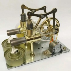 Stirling engine model - steam power technology - educational toyEducational