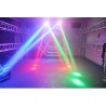 Spider beam stage light - portable - moving head - LED - RGBW - 8x 10WStage & events lighting