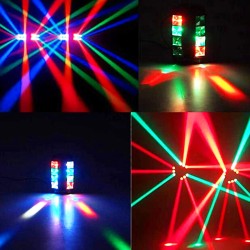 Spider beam stage light - portable - moving head - LED - RGBW - 8x 10WStage & events lighting