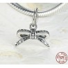 Crystal bow knot - jewellery set - necklace / earrings / ring - 925 sterling silverNecklaces