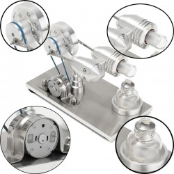 Hot air stirling engine - model - educational toy