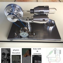 Hot air stirling engine - model - educational toy