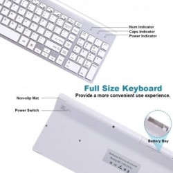 Wireless keyboard / mouse / USB - 2.4G - USA / Russian layout