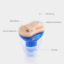 QZ10 - universal hearing aid - for left / right ear - sound amplifier