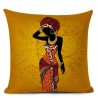 Cushion cover - African / ethnic style - linen - 45 * 45cm