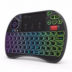 Rii X8+ - mini wireless keyboard - LED - 2.4GHz - with touchpad - Android TV Box / PC