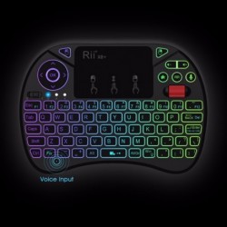 Rii X8+ - mini wireless keyboard - LED - 2.4GHz - with touchpad - Android TV Box / PC