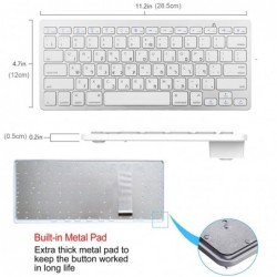 Wireless keyboard - Bluetooth - Hebrew layout - iOS / Android / WindowsKeyboards