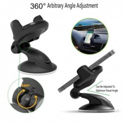 Universal smartphone holder - dashboard stand - suction