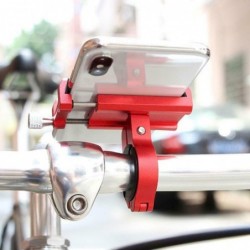 Bicycle handlebar phone holder / mount bracket - aluminum clip