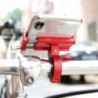 Bicycle handlebar phone holder / mount bracket - aluminum clip