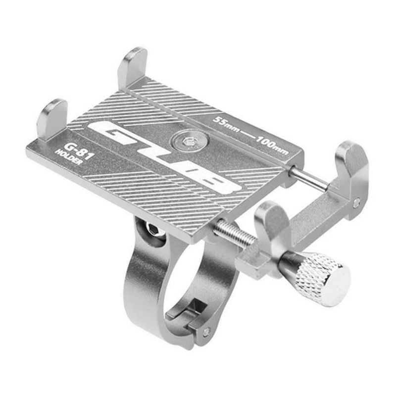Bicycle handlebar phone holder / mount bracket - aluminum clip