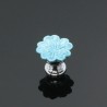Orchid shaped furniture knobs - handles - ceramic