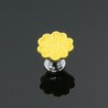 Orchid shaped furniture knobs - handles - ceramic