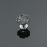 Orchid shaped furniture knobs - handles - ceramic