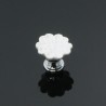 Orchid shaped furniture knobs - handles - ceramic