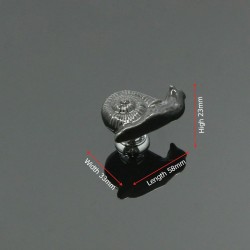 Snail shaped furniture knobs - ceramic handles