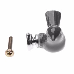 Dove shaped knob - furniture handle - ceramic