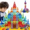 Mini magnetic building blocks - construction set - plastic