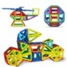 Mini magnetic building blocks - construction set - plastic