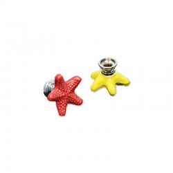 Starfish shaped furniture knobs - ceramic handles