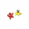 Starfish shaped furniture knobs - ceramic handles