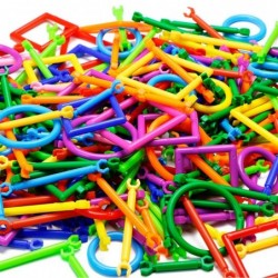Plastic building blocks - sticks - creative construction toy - 500 piecesConstruction