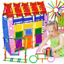 Plastic building blocks - sticks - creative construction toy - 500 piecesConstruction