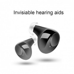 Invisible hearing device - USB rechargeable - with charging boxHearing aid