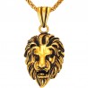 Lion head pendant - stainless steel necklaceNecklaces