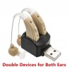 Hearing aid - ear sound amplifier - with double charging port - USB