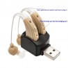 Hearing aid - ear sound amplifier - with double charging port - USB