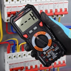 HT118 - professional digital multimeter - 6000 counts - 1000V / AC / DC / Ohm / Hz NCV Live C/F / voltage meter