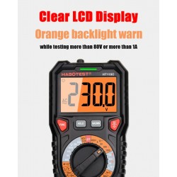 HT118 - professional digital multimeter - 6000 counts - 1000V / AC / DC / Ohm / Hz NCV Live C/F / voltage meter