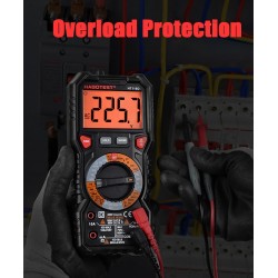 HT118 - professional digital multimeter - 6000 counts - 1000V / AC / DC / Ohm / Hz NCV Live C/F / voltage meter