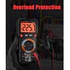 HT118 - professional digital multimeter - 6000 counts - 1000V / AC / DC / Ohm / Hz NCV Live C/F / voltage meter