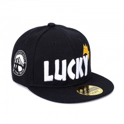 Embroidered hip hop cap - snapback - with letters - adjustable - unisex